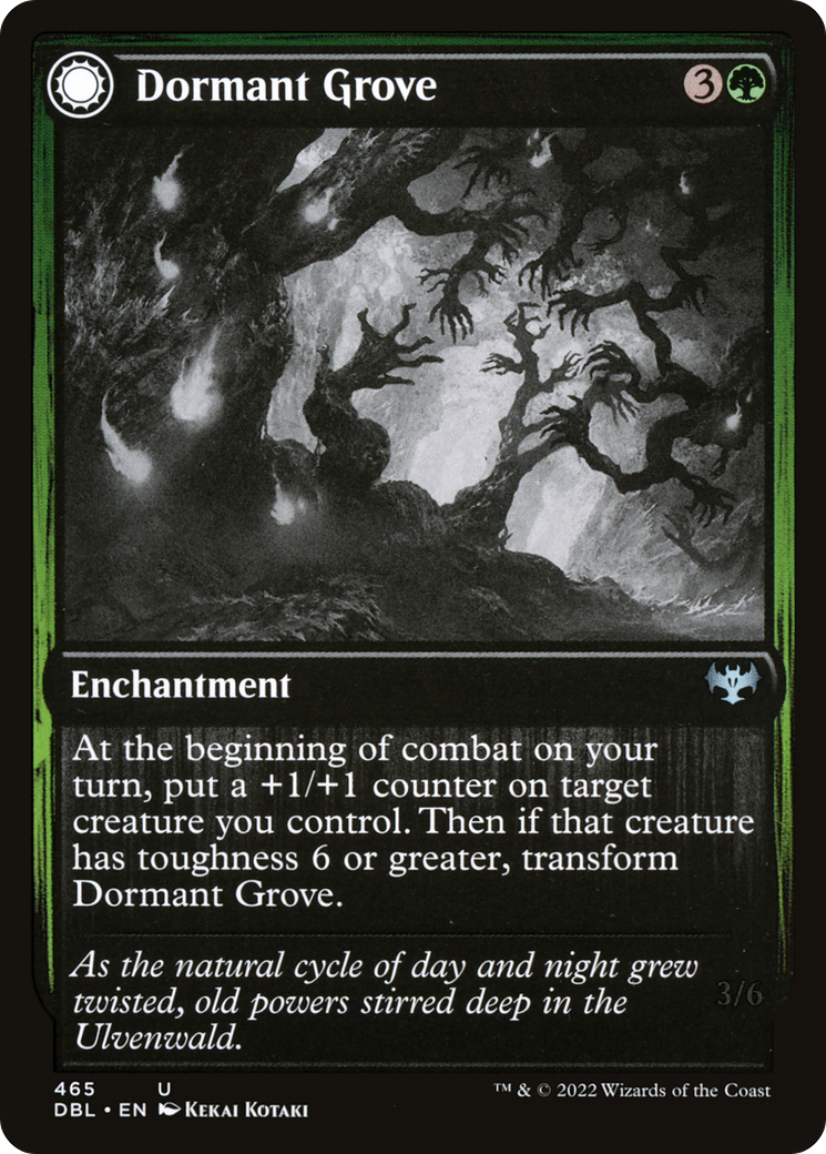 Dormant Grove // Gnarled Grovestrider [Innistrad: Double Feature]-3