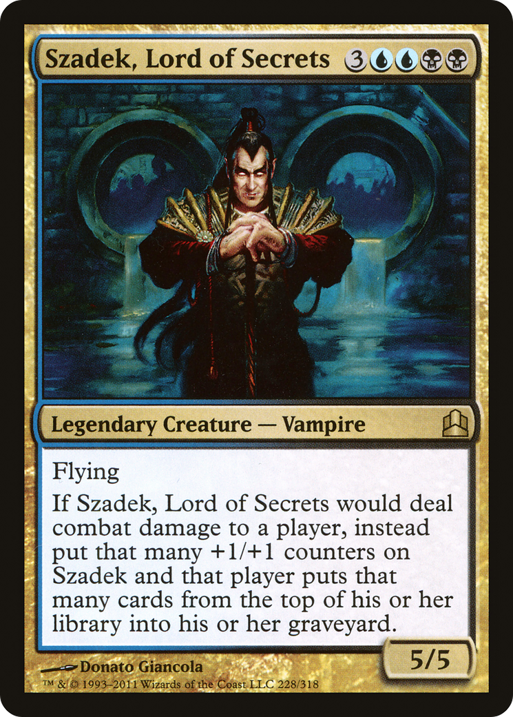 Szadek, Lord of Secrets [Commander 2011]-1