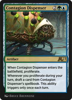 Contagion Dispenser (YONE-019) - Alchemy: Phyrexia-1