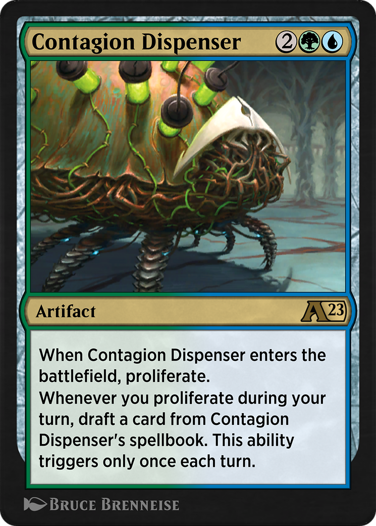 Contagion Dispenser (YONE-019) - Alchemy: Phyrexia-1