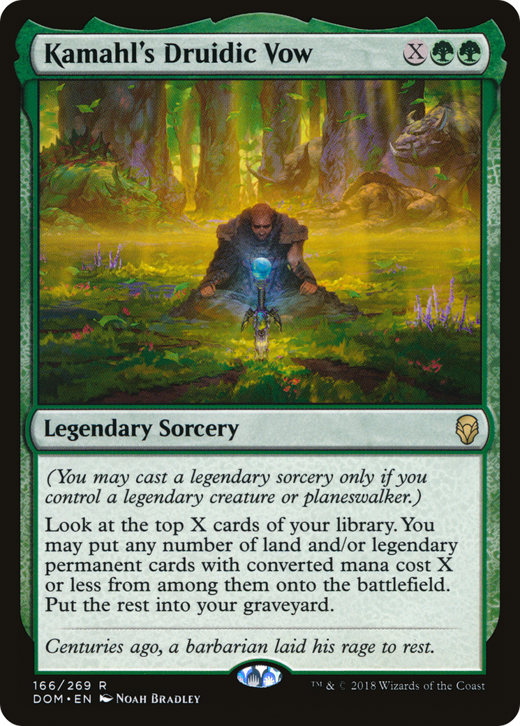 Kamahl's Druidic Vow [Dominaria]-1