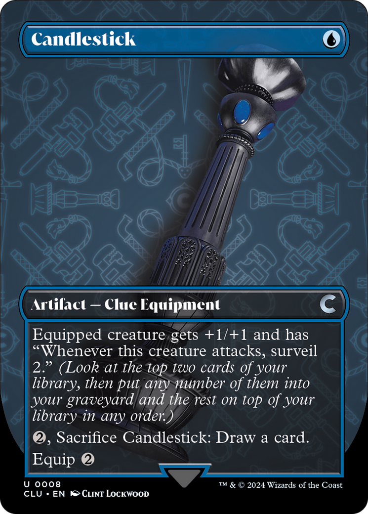 Candlestick (Borderless) [Ravnica: Clue Edition]-1