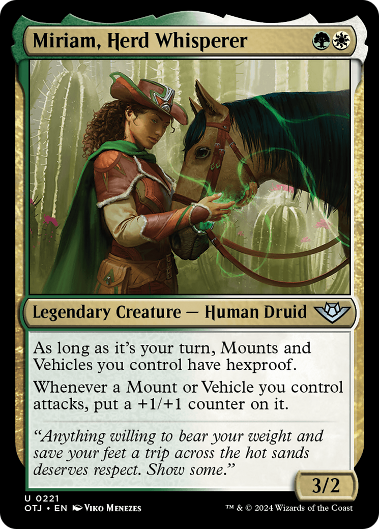 Miriam, Herd Whisperer [Outlaws of Thunder Junction]-1
