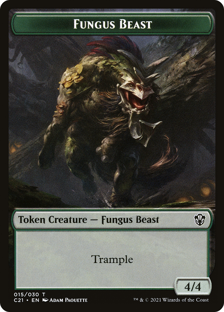 Fungus Beast (TC21-015) - Commander 2021 Tokens-1