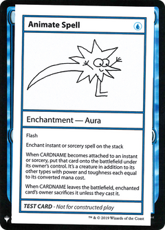 Animate Spell [Mystery Booster Playtest Cards]-1