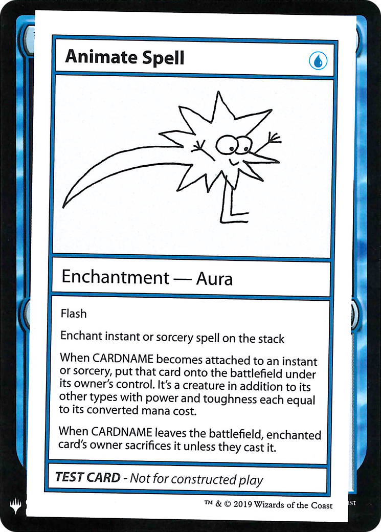 Animate Spell [Mystery Booster Playtest Cards]-1