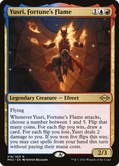 Yusri, Fortune's Flame (MH2-218) - Modern Horizons 2 Foil-1