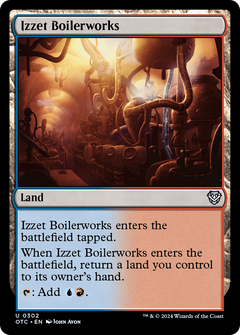 Izzet Boilerworks [Outlaws of Thunder Junction Commander]-1