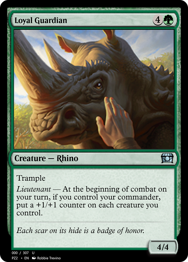 Loyal Guardian (PZ2-70721) - Treasure Chest Foil-1