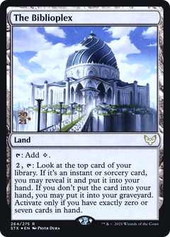 The Biblioplex [Strixhaven: School of Mages Prerelease Promos]-1