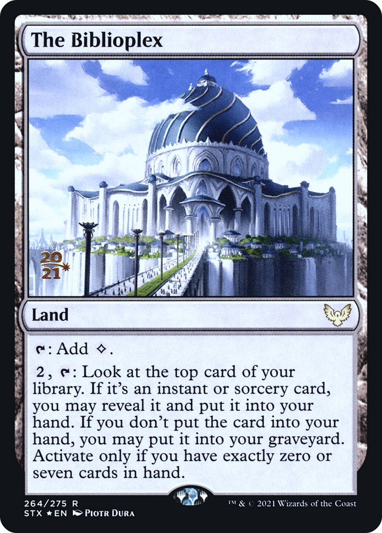 The Biblioplex [Strixhaven: School of Mages Prerelease Promos]-1