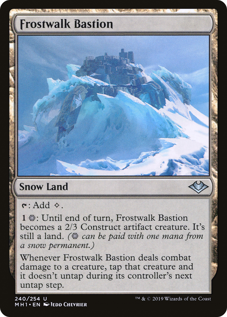 Frostwalk Bastion [Modern Horizons]-1