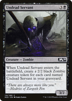 Undead Servant (M20-118) - Core Set 2020 Foil-1