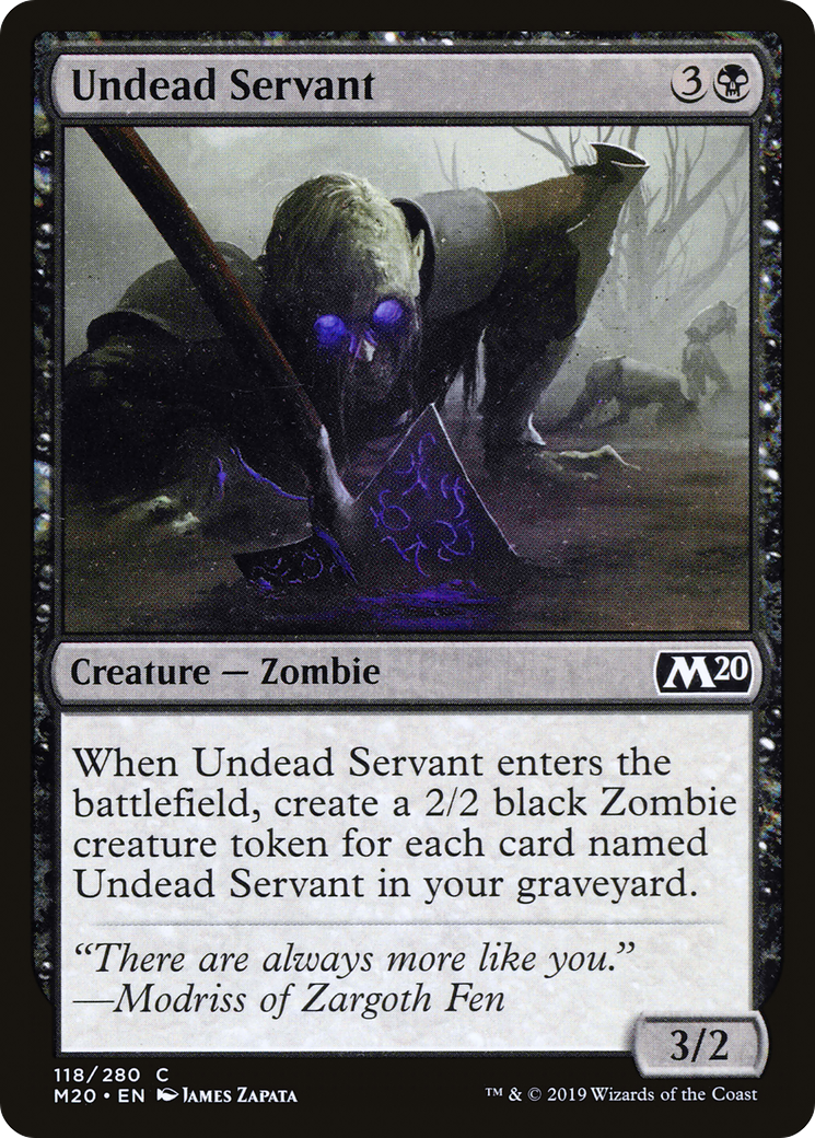Undead Servant (M20-118) - Core Set 2020 Foil-1
