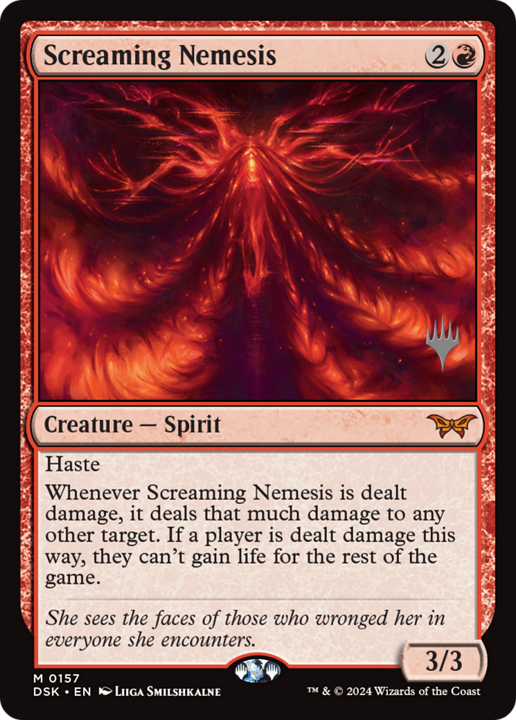 Screaming Nemesis (Promo Pack) [Duskmourn: House of Horror Promos]-1