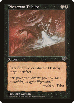 Phyrexian Tribute [Mirage]-1