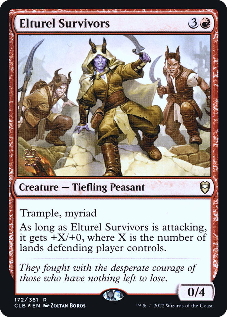 Elturel Survivors [Commander Legends: Battle for Baldur's Gate Prerelease Promos]-1