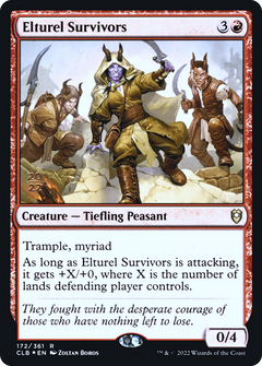 Elturel Survivors [Commander Legends: Battle for Baldur's Gate Prerelease Promos]-1