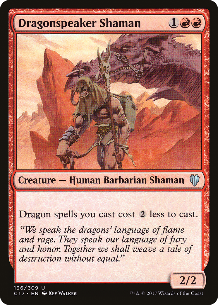 Dragonspeaker Shaman [Commander 2017]-1