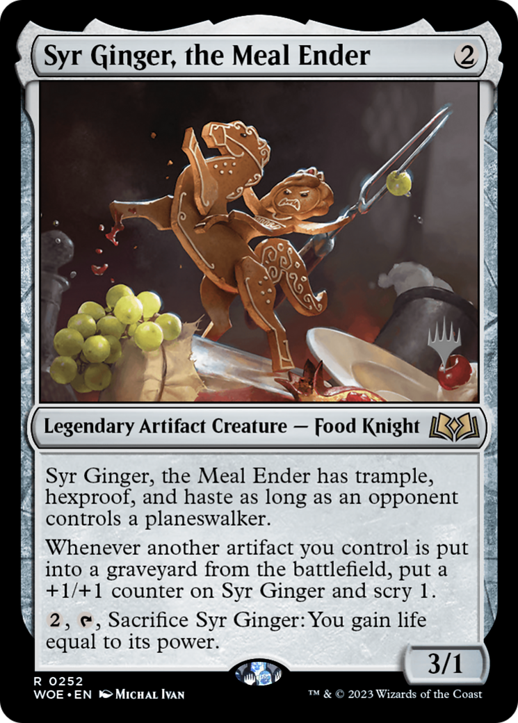 Syr Ginger, the Meal Ender (Promo Pack) [Wilds of Eldraine Promos]-1