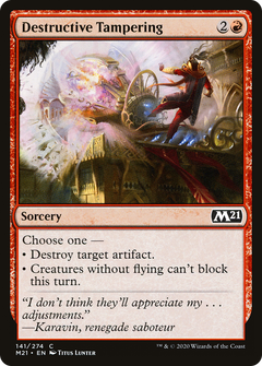 Destructive Tampering [Core Set 2021]-1