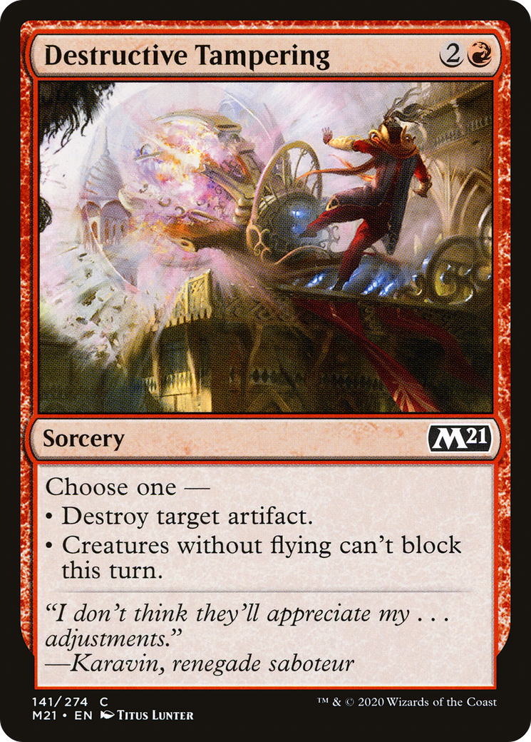 Destructive Tampering [Core Set 2021]-1