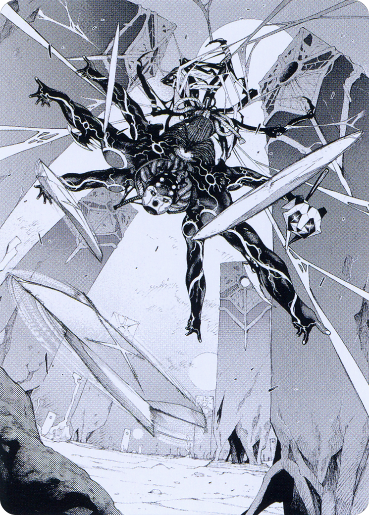 Kaito, Dancing Shadow // Kaito, Dancing Shadow (AONE-078) - Phyrexia: All Will Be One Art Series (Borderless)-1