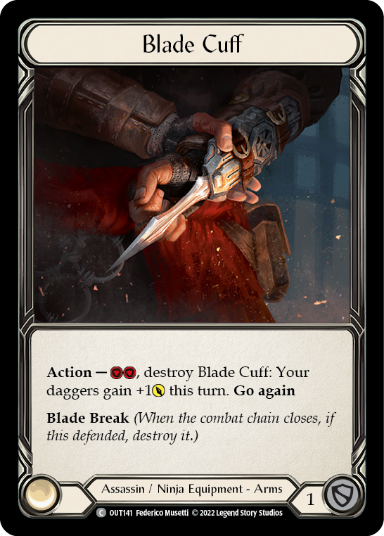 Blade Cuff [OUT141] (Outsiders)  Cold Foil-1