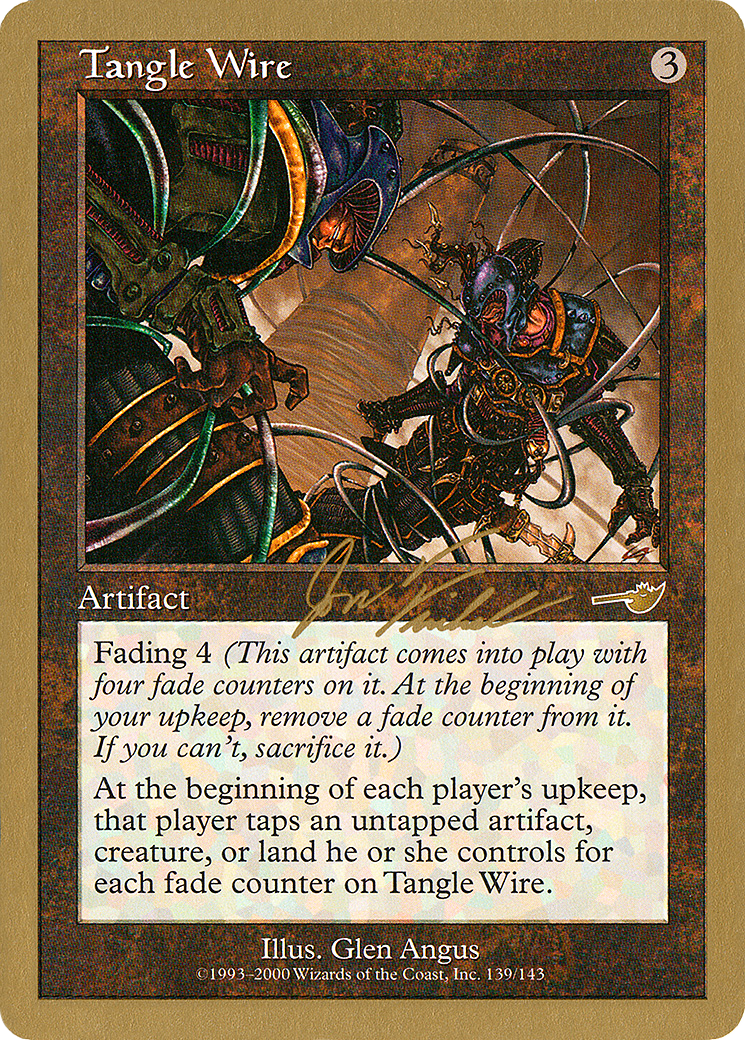 Tangle Wire - 2000 Jon Finkel (NMS) (WCD-) - World Championship Decks 2000-1