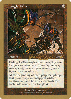 Tangle Wire - 2000 Jon Finkel (NMS) (WCD-) - World Championship Decks 2000-1