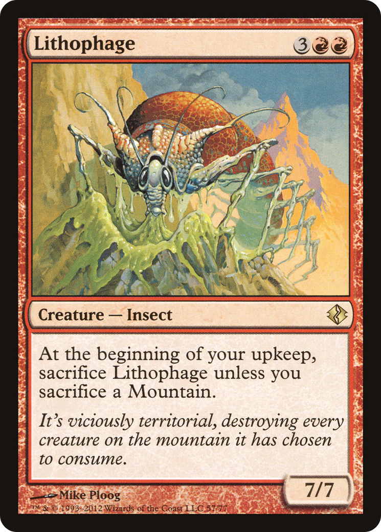 Lithophage [Duel Decks: Venser vs. Koth]-1