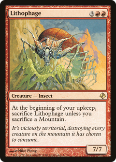 Lithophage [Duel Decks: Venser vs. Koth]-1