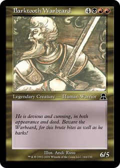 Barktooth Warbeard (ME3-144) - Masters Edition III Foil-1