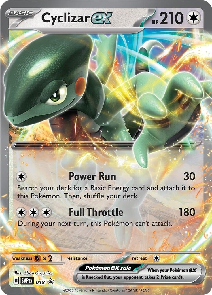 Cyclizar ex (018) [Scarlet & Violet: Black Star Promos]-1