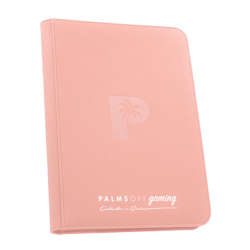 Collector's Series 9 Pocket Zip Trading Card Binder - PINK-1