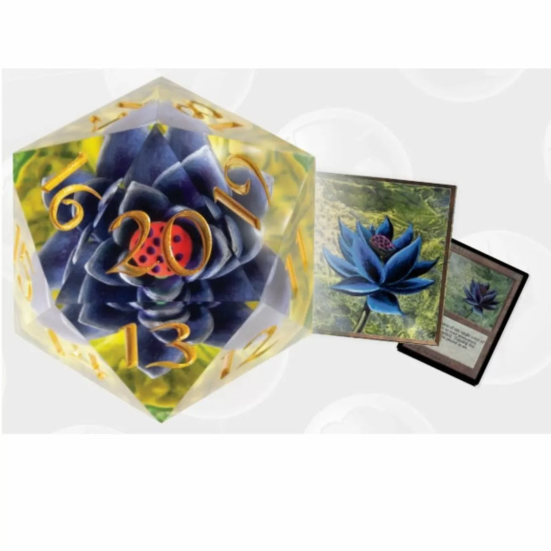Sirius Dice - Black Lotus Spindown Large D20-1
