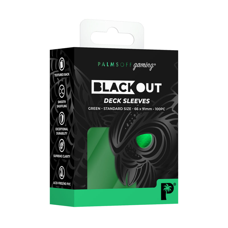 Blackout Deck Sleeves - Green-1