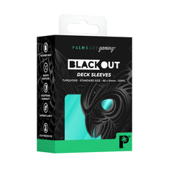 Blackout Deck Sleeves - Turquoise-1