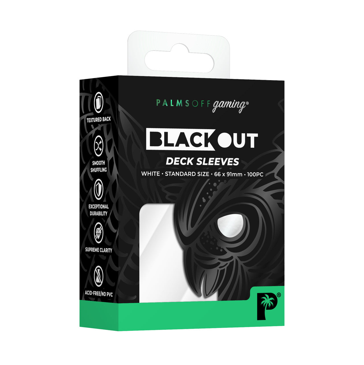Blackout Deck Sleeves - White-1