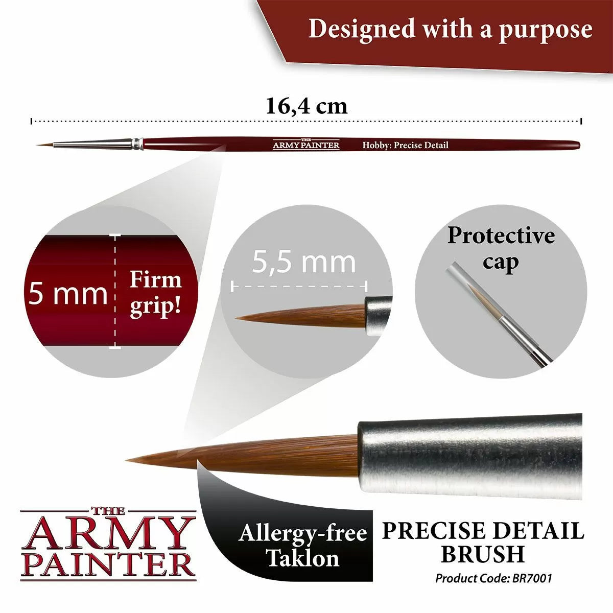 Army Painter - Brushes - Hobby Brush - Precise Detail-2