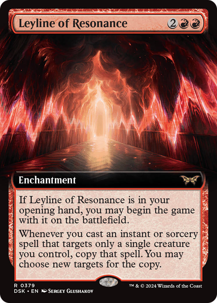 Leyline of Resonance (Extended Art) [Duskmourn: House of Horror]-1