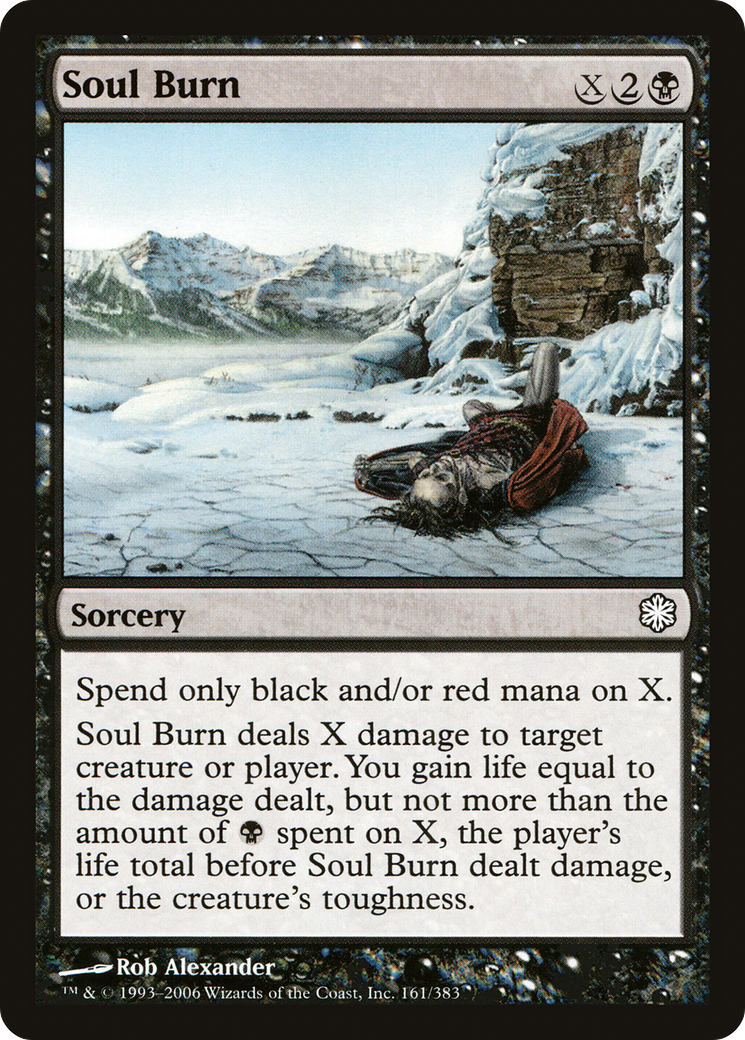 Soul Burn [Coldsnap Theme Decks]-1