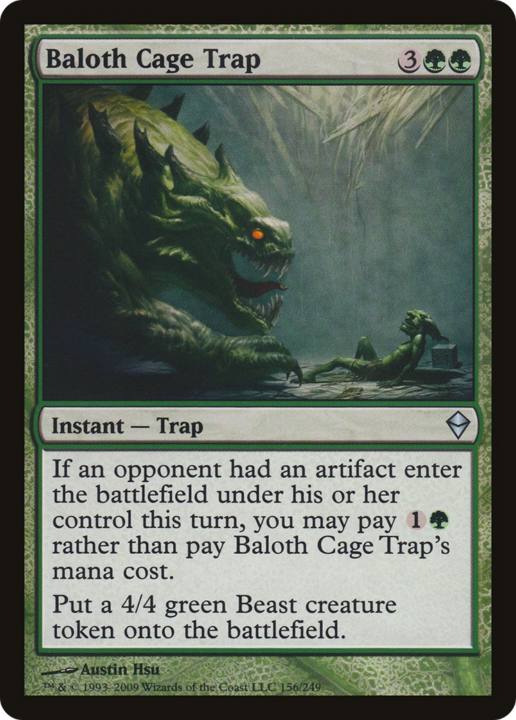 Baloth Cage Trap [Zendikar]-1