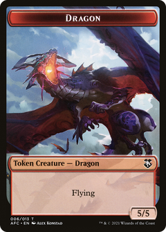 Dragon (TAFC-006) - Forgotten Realms Commander Tokens-1