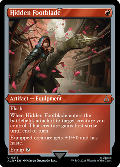 Hidden Footblade (ACR-216) - Assassin's Creed Etched Foil-1