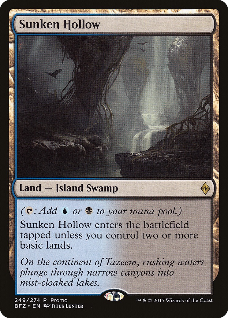 Sunken Hollow (Promo) [Standard Showdown Promos]-1