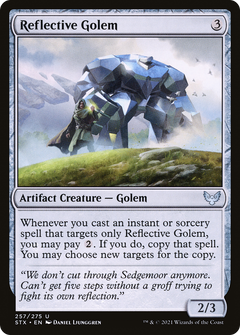 Reflective Golem [Strixhaven: School of Mages]-1