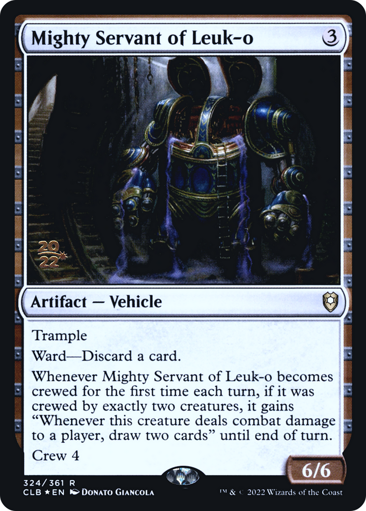 Mighty Servant of Leuk-o [Commander Legends: Battle for Baldur's Gate Prerelease Promos]-1