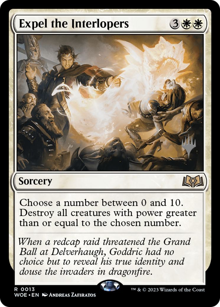 Expel the Interlopers (Promo Pack) [Wilds of Eldraine Promos]-1