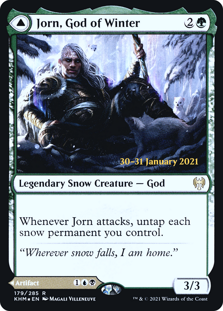 Jorn, God of Winter // Kaldring, the Rimestaff [Kaldheim Prerelease Promos]-3